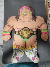 Vintage WWF Wrestling Buddies ULTIMATE WARRIOR 22" Plush Doll Tonka Buddy 1990