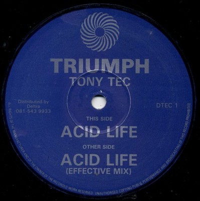 Tony Tec - Acid Life (12'') (Very Good Plus (VG+)) - 3997332403