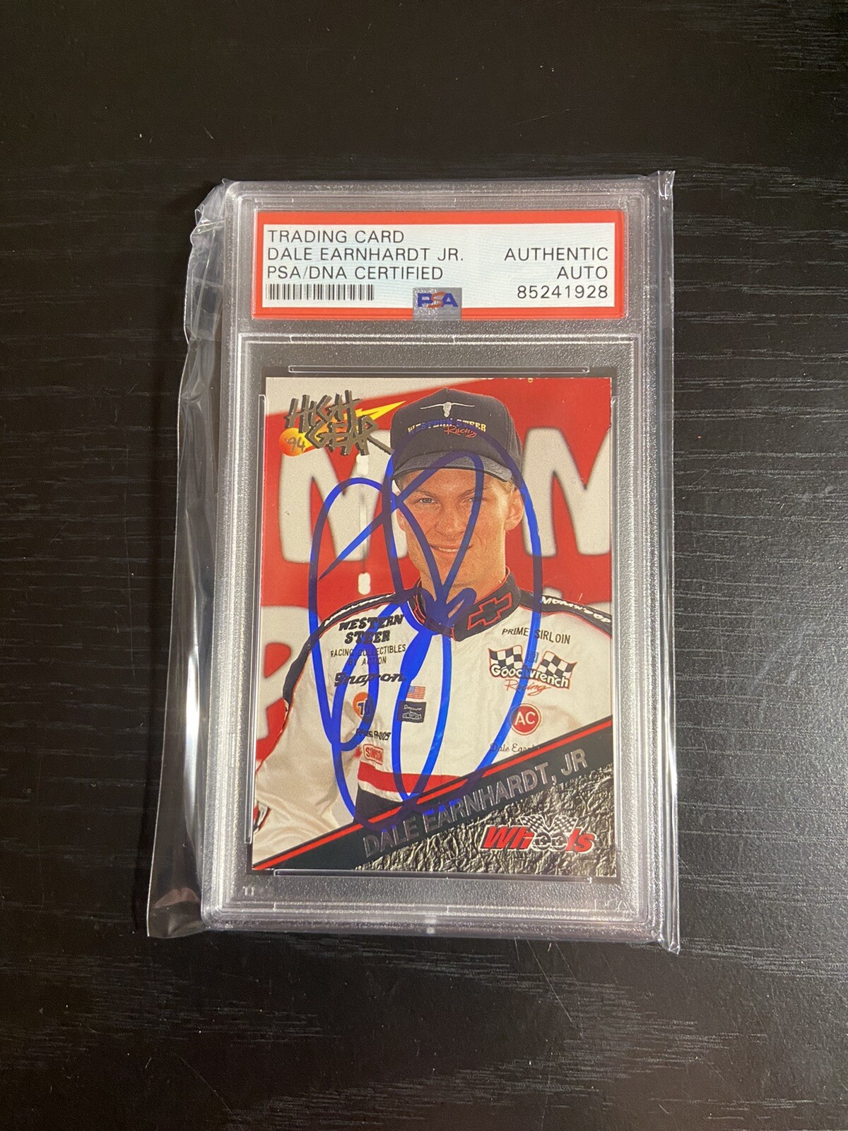 Dale Earnhardt Jr signed 1994 Wheels High Gear Rookie Card PSA DNA Autograph Hot