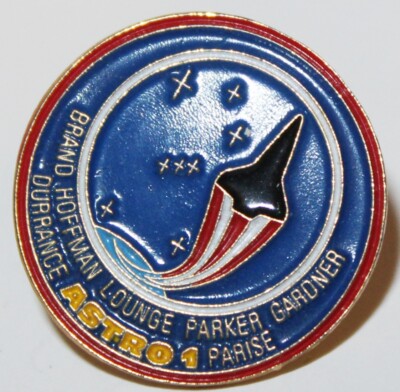 NASA Astro 1 Space Shuttle STS-35 Brand Parker Metal Enamel Pin NEW UNUSED