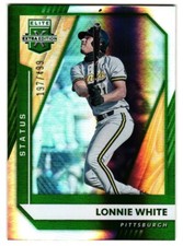 2021 Lonnie White Panini Elite Extra Edition Rookie Green 197/499 - Pirates
