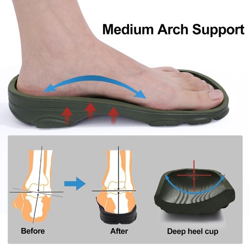 Men women Clogs Sandals Non-Slip Summer Holes Breathable Garden Home Sandals - Picture 12 of 14