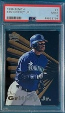 1996 Zenith Baseball #1 Ken Griffey PSA 9