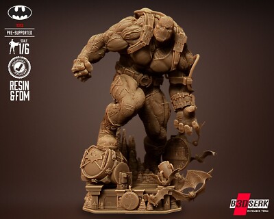 3D Resin Printed Bane Statue Model Kit - Unpainted & Unassembled - DC Comics