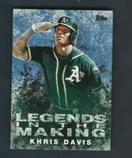 2018 Topps Update Series Legends in the Making BLUE # LITM-17 Khris Davis