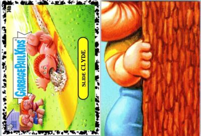 2024 GARBAGE PAIL KIDS KIDS AT PLAY - BLACK PARALLEL CARD 74b Slide Clyde