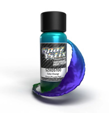 Spaz Stix 05700 Green/Purple/Teal Color Changing Airbrush Ready Paint, 2oz Bottl