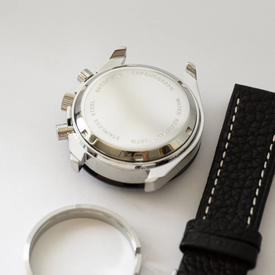 Cronógrafo ETA Valjoux 7750 Case kit de reloj / kit de reloj / kit de construcción DIY caja de reloj - Imagen 4 de 4