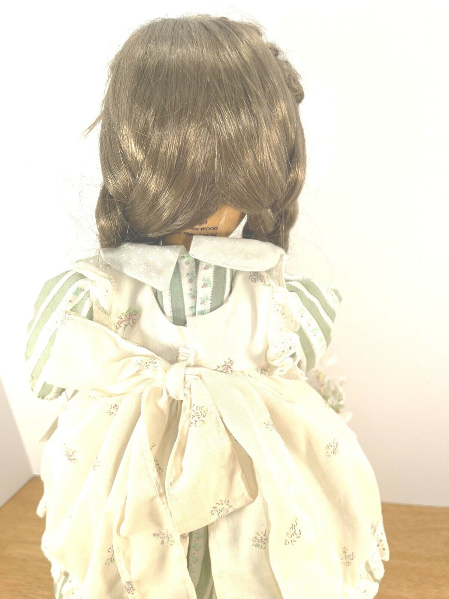 Vintage 1990 Beautifully Handcrafted Zasan Wood Doll | eBay