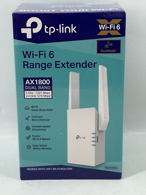 TP-Link RE605X AX1800 Wi-Fi Range Extender