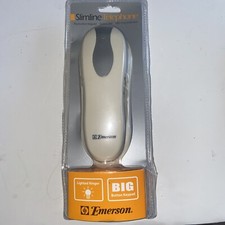 Emerson EM2116 Slimline Wall Desk Big Button Telephone Lighted Ringer Almond