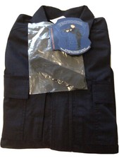 Triumvirate Ware Security Uniform Shirt Men s Long Sleeve Sz L Dark Blue Nwt