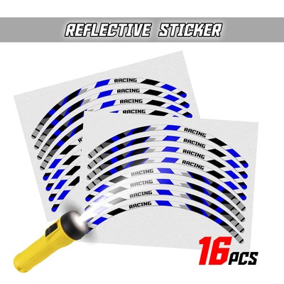 Red Pattern Reflective Decal Stickers SH13 For Kawasaki VULCAN 650 2015-2020