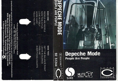 CANADA 1984 HX PRO ELECTRONIC SYNTH-POP CASSETTE DEPECHE MODE PEOPLE ARE PEOPLE