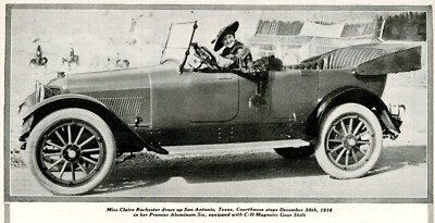 1917 Original CH (Cutler-Hammer) Ad. Magnetic Gear Shift On