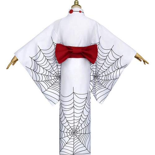 Anime Demon Slayer Kimetsu no Yaiba Spider Oni Ayaki Rui Cosplay Costume Kimono* - Picture 6 of 15