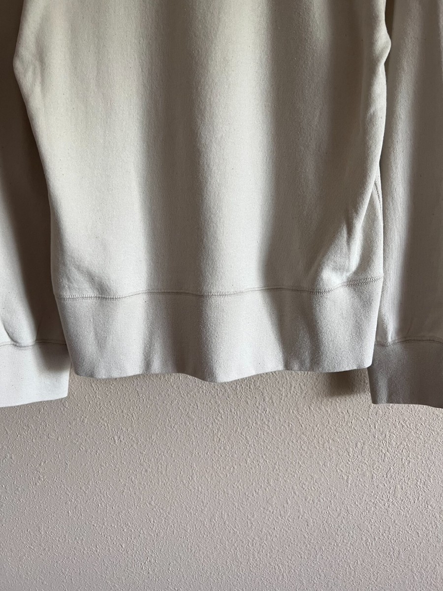 Visvim Court Sweat Crewneck Sweatshirt - Size 3 - Ivory - Brand