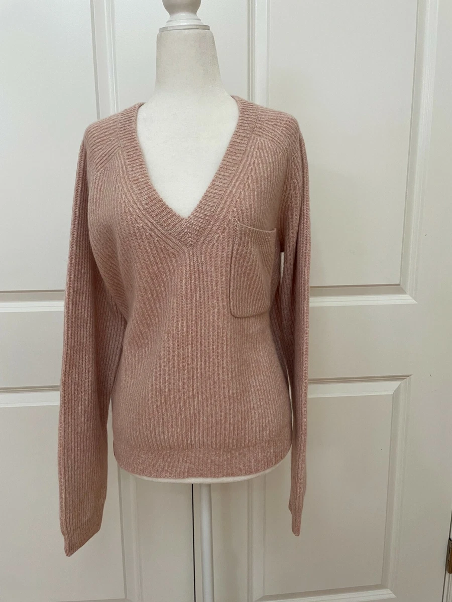 Brand New Cashmere Fisherman V-neck Sweater Naadam Various Colors