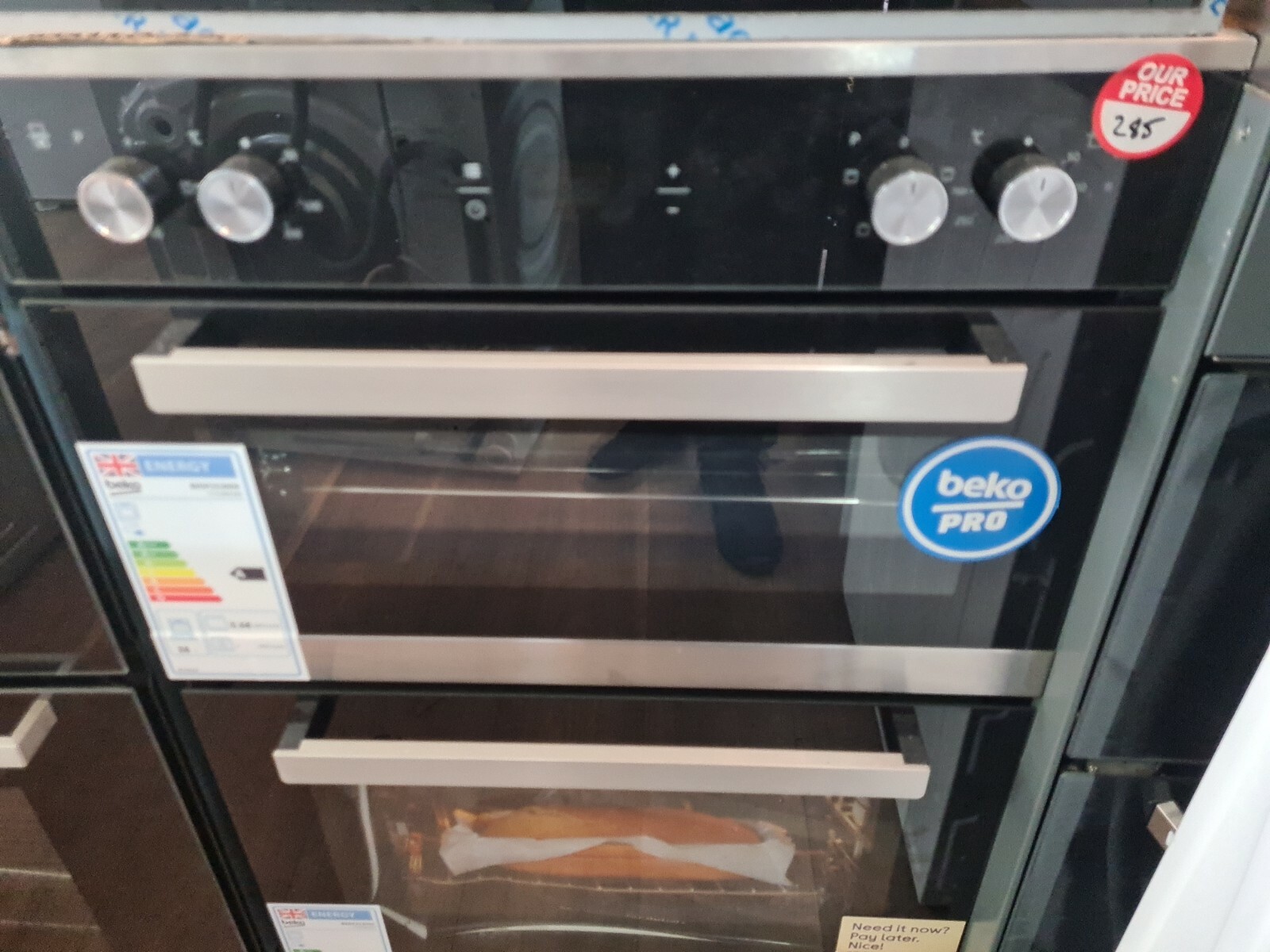 Brand new beko builtin double oven 90cm eBay