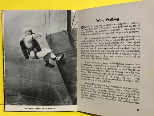 RipCord Thrills with Parachutes Lloyd Graham 1936 Hard Cover - Foto 6 di 12