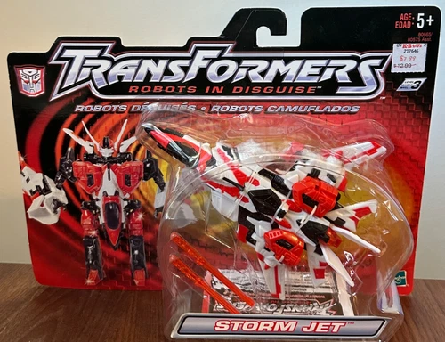 Transformers Robots In Disguise Storm Jet Figure 2002 New I1