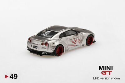 MINI GT 49 LB WORKS Nissan GT-R (R35)Satin Silver Type 1 MINI GT 49 LB WORKS Nissan GT-R (R35)Satin Silver Type 1