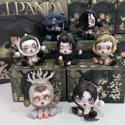 SKULLPANDA The Ink Plum Blossom 11体セット Skullpanda The Ink Plum Blossom Series - 庭前墨梅系列 – Art