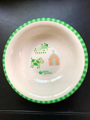 Green Sprouts I Play Plant Fiber Toddler Farm Themed 7.5'' Bowl
