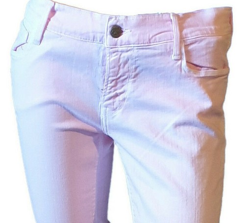Jeans Pantalone Donna Aderente Elasticizzato Vita Bassa Rosa Stinto TRAMP 43 W29 - Foto 4 di 6
