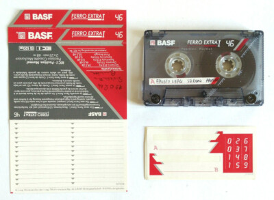Mc Basf Ferro Extra I 46 Musikkassette Vintage Compact Cassette Tape gebraucht Used D