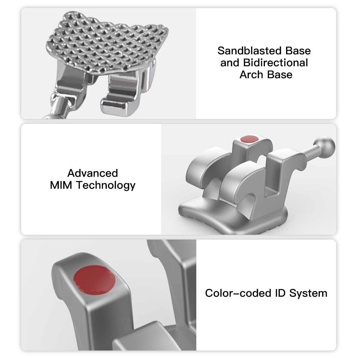 Ganci Posizionamento Apparecchio Denti Ganci Ortodontici Elastici Metallici - Per Apparecchi Dentali, Fissaggio Elastici Bretelle Corda Elastica 4 Mm - Foto 11