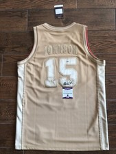 Lakers Magic Johnson Signed Dream Team jersey L #164/369 Gold Nike Beckett Coa