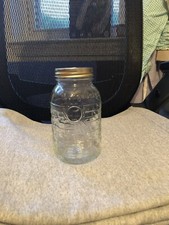 Longaberger Blue Ribbon 1 Quart Canning Jar Made in USA