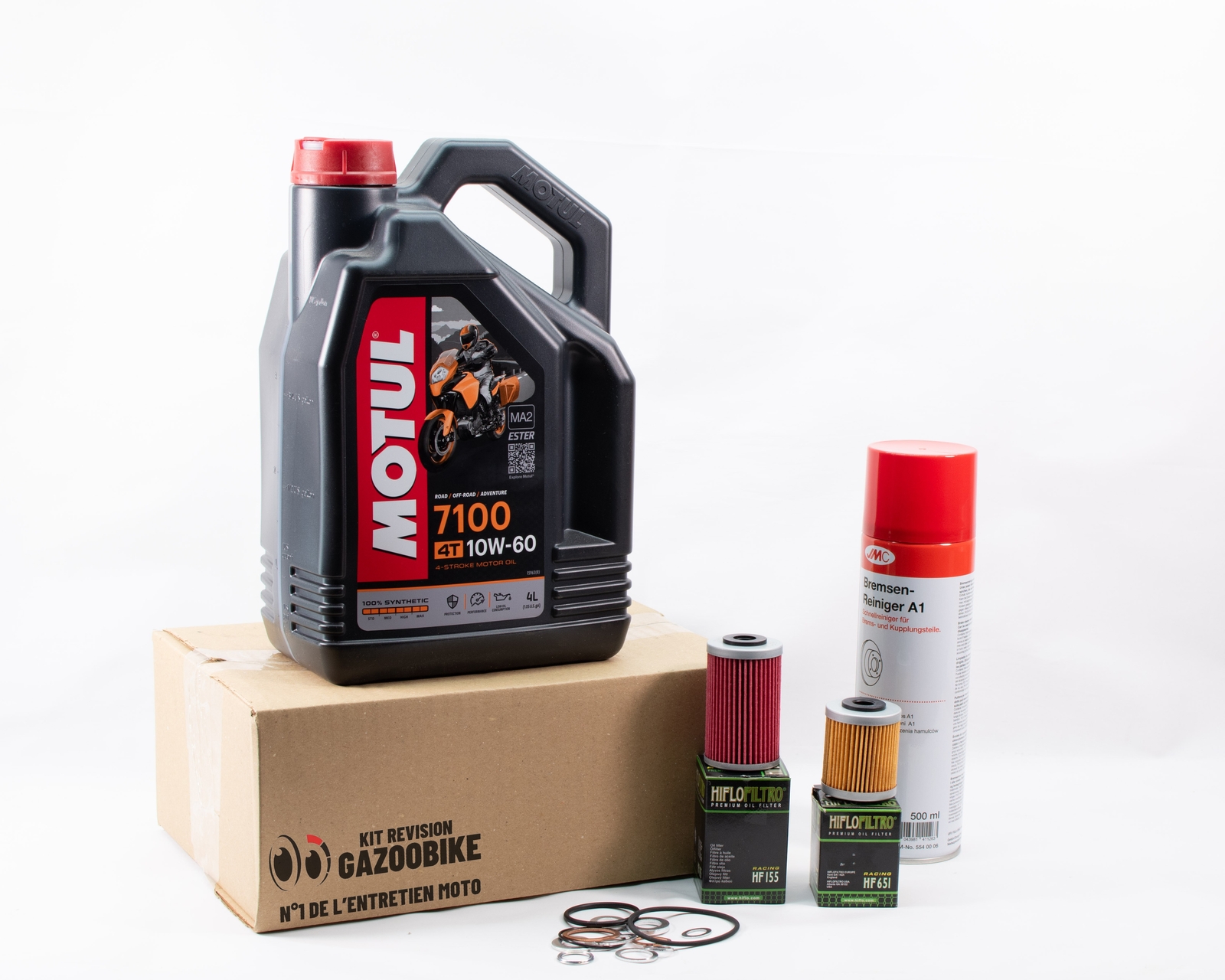 Kit vidange Duke 690 pour stopper la surchauffe du moteur KTM avec Motul