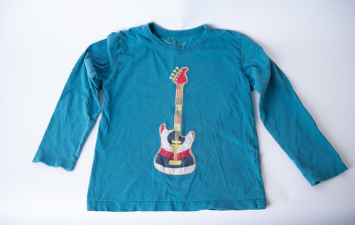 Mini Boden Long Sleeve Shirt Lot of 3 Applique Sz 5-6 Bike Guitar Skateboard Dog - Picture 5 of 9