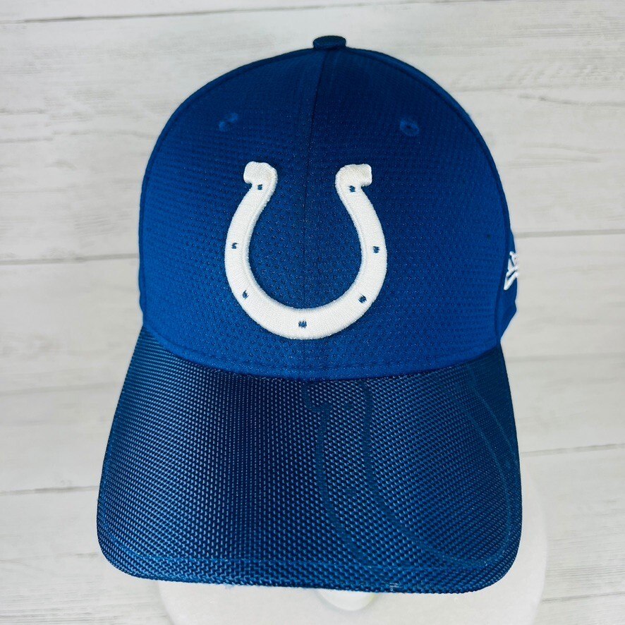 New Era 39thirty Indianapolis Colts Rare Sample Baseball Hat Cap Fitted M L