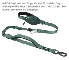 Hands Free Dog Leash - Adjustable Length Waist Leash for Dog WalkingMultifunc...