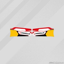 PAROLIN STYLE EUROSTAR DYNAMICA MINI SIDEPOD STICKER KIT - KARTING - JakeDesigns