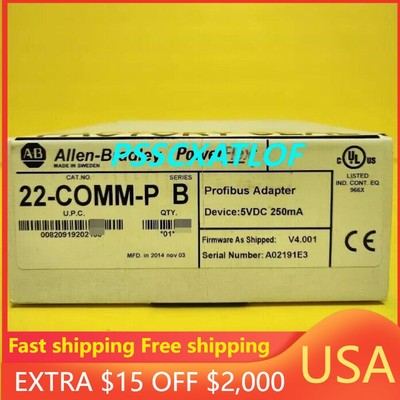 22-COMM-P AB PowerFlex PROFIBUS DP Adapter 22-COMM-P Ups express US Free Tax