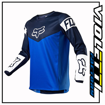 MAGLIA FOX BIMBO 180 REVN - BLUE BAMBINO CROSS ENDURO MOTOCROSS | eBay