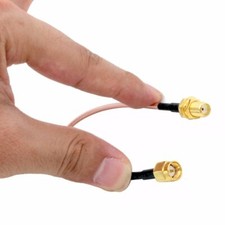 RF SMA Male Plug to SMA Female Jack Adapter Cable Antenna Connector Convertor