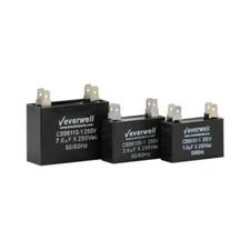 Square Run Capacitors 250/450V Everwell