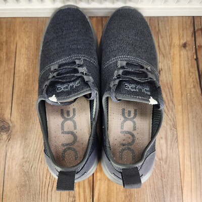 Mens 10 Hey Dude Relay Sox Dark Grey Casual Lace Up Low Comfort Sneakers Shoes Hey Dude Relay Sox Mens 10 Dark Grey Casual Lace Up Low  main image 2
