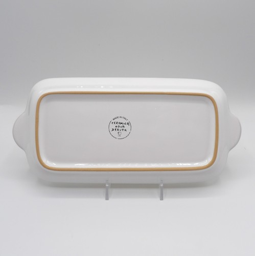 CERAMICA NOVA DERUTA SMALL RECTANGULAR SERVING TRAY NEW - Picture 8 of 12