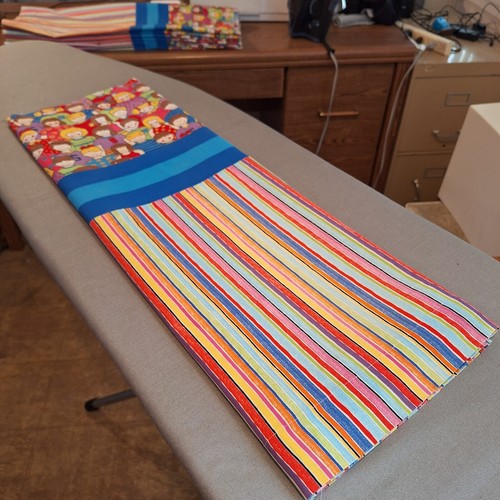 VTG 60s Children Cotton Curtains 6 Panels Pieced Design by Church Ladies Nursery - Picture 8 of 20