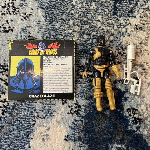 Bronze Bombers CrazeBlaze RARE 3.75" Darklon Mold 1997 Toys R Us GI