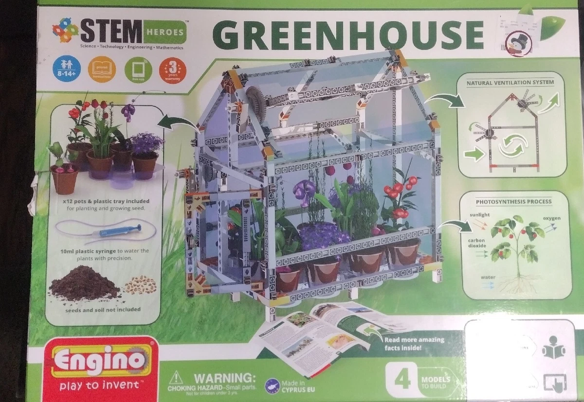 Engino stem heroes greenhouse hotsell