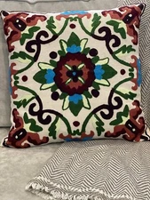 Handmade Decorative Throw Pillow Cover - Shafis by Gazala