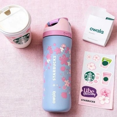 Starbucks X Owala 2026 Sakura Limited Insulated Water Bottle 24oz