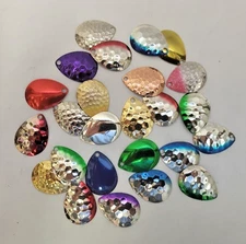 25 Walleye Colorado  Premium Blades  Asst.  Colo. 4 - Free Ship